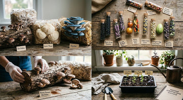 Edible mushrooms and rare seeds guide