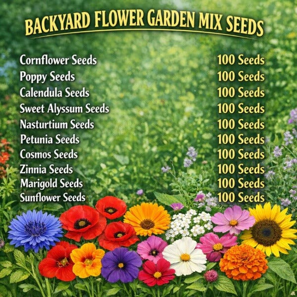 Backyard Flower Garden Mix Seeds
