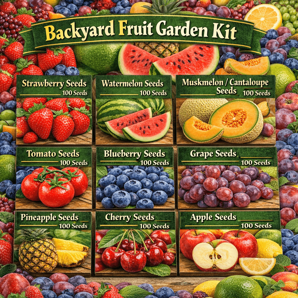Backyard Fruit Garden Kit Seeds