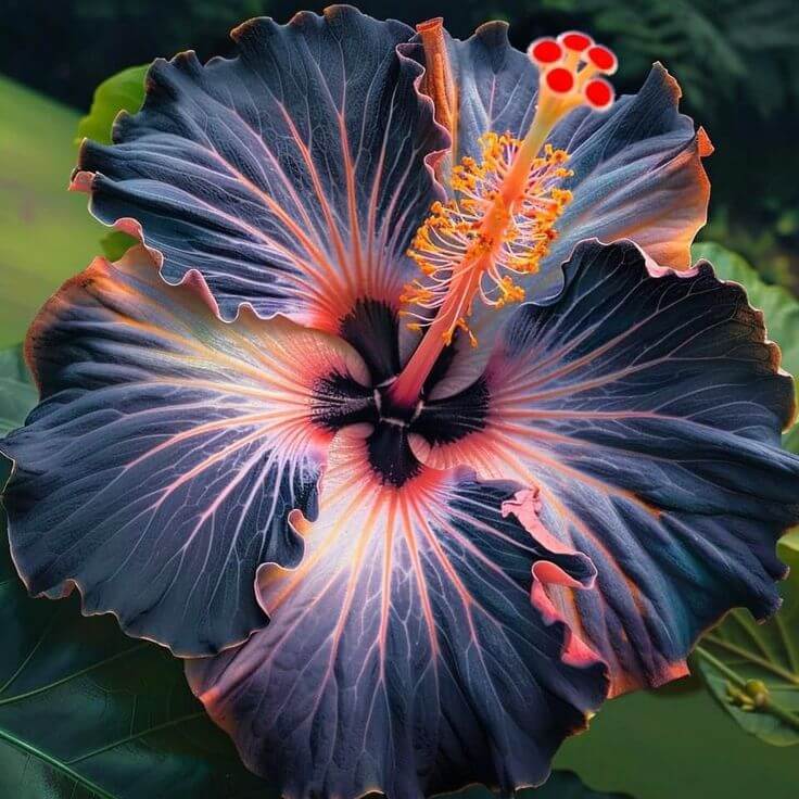 Black Rainbow Hibiscus Seeds - Flower Plant 