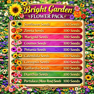 Bright Garden Flower Pack Seeds