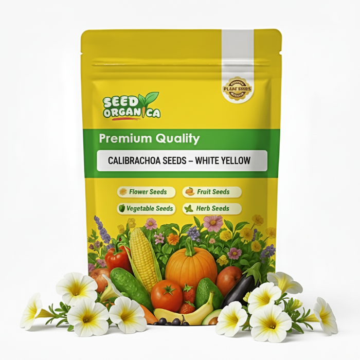 Calibrachoa Seeds – White Yellow