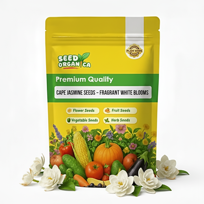Cape Jasmine Seeds – Fragrant White Blooms