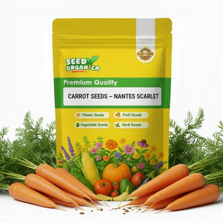 Carrot Seeds – Nantes Scarlet