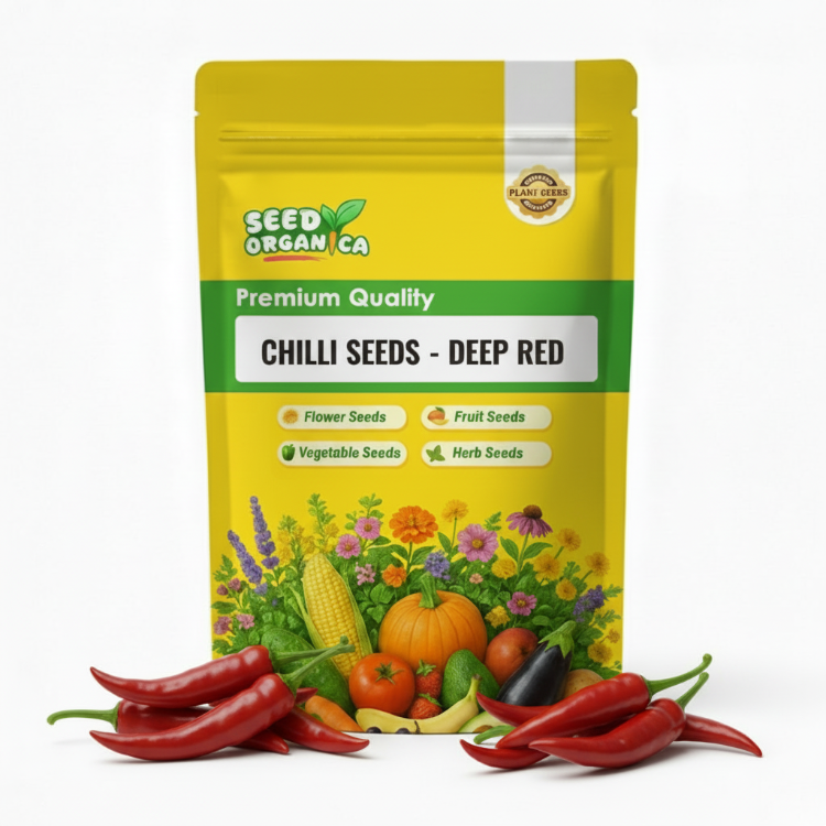 Chilli Seeds - Deep Red