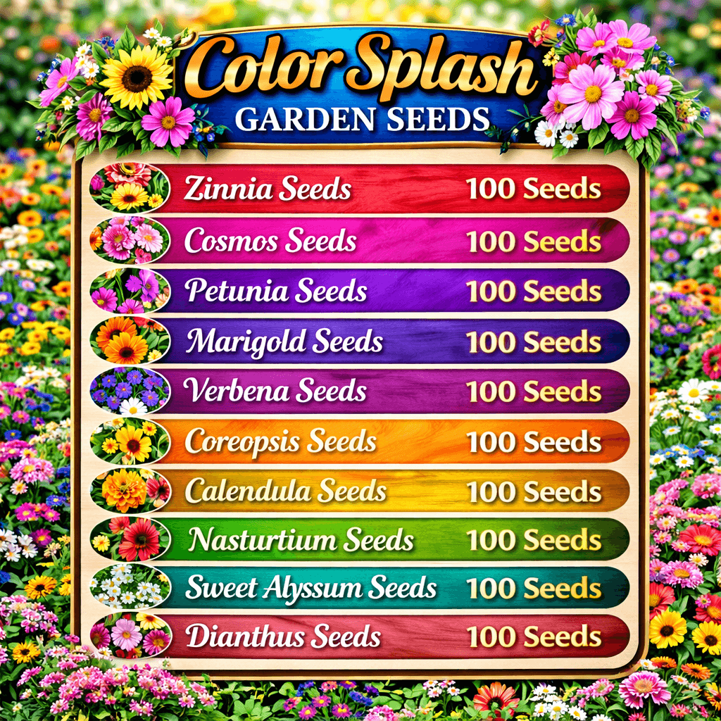 Color Splash Garden Seeds