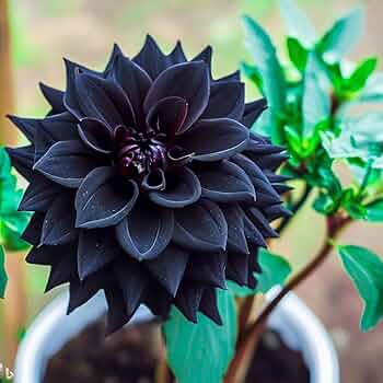 Dahlia Seeds – Black Pompon3