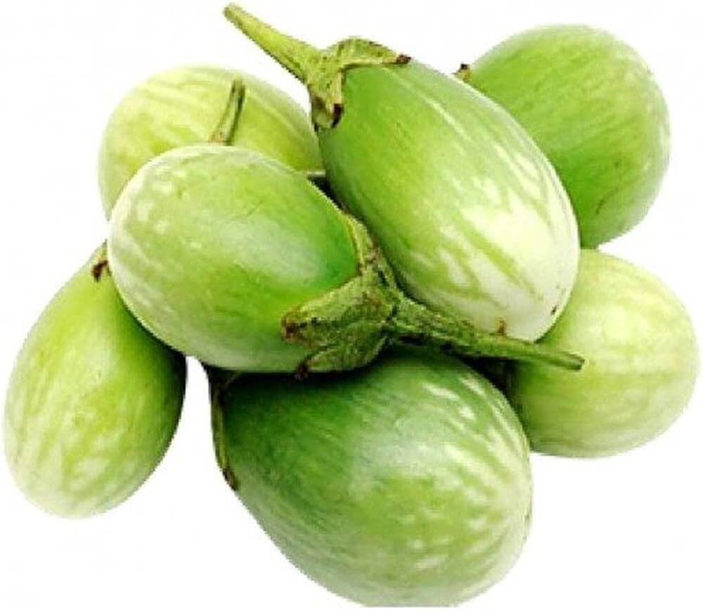 Eggplant Seeds - Green & White