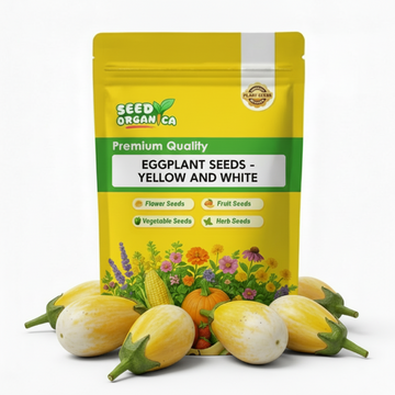 Eggplant Seeds - Yellow and White