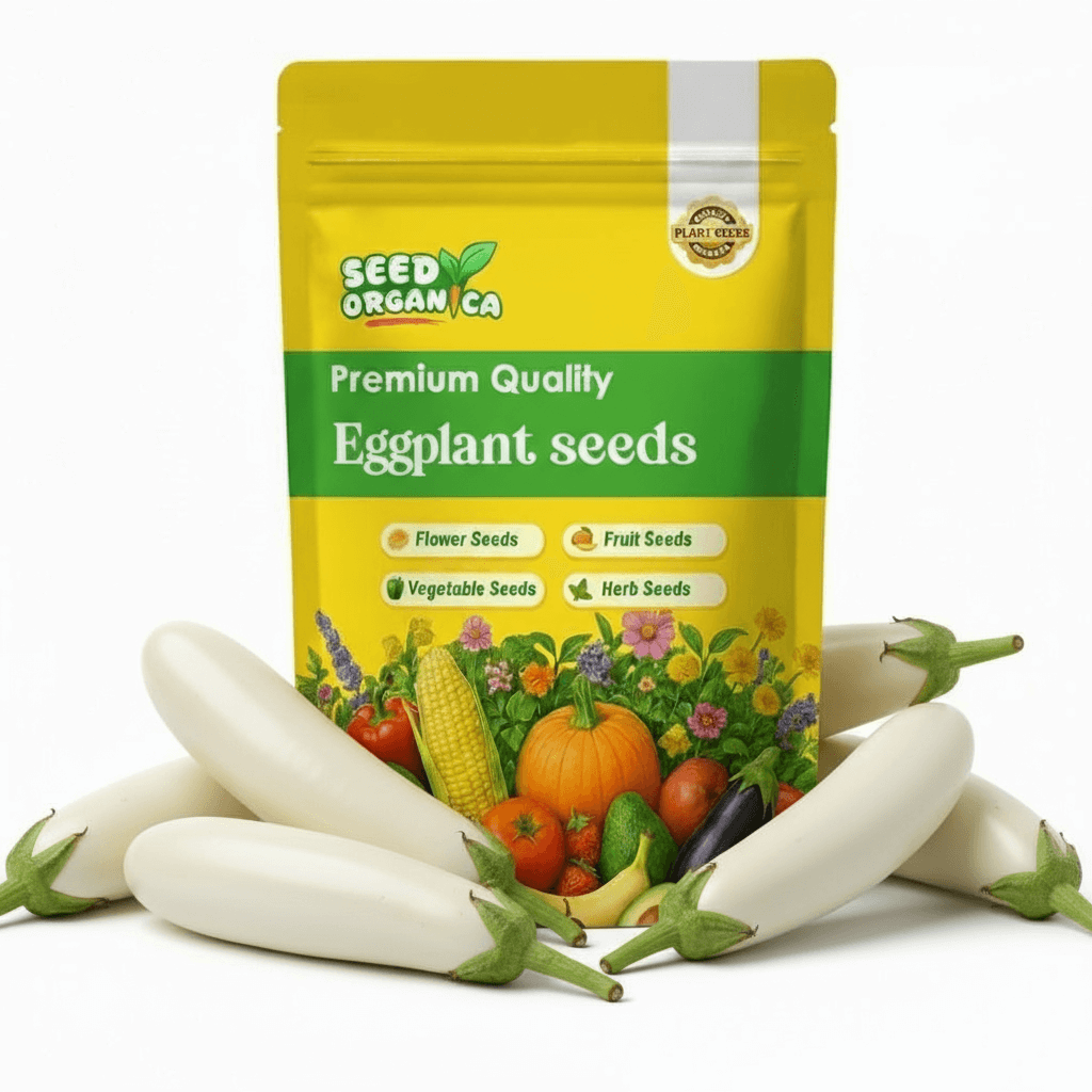 Eggplant Seeds – White Long
