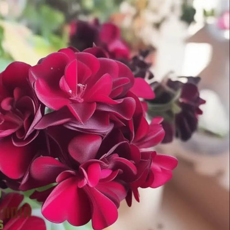 Geranium Seeds - Maroon & Red