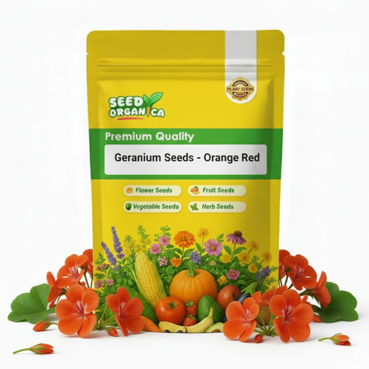 Geranium Seeds - Orange Red