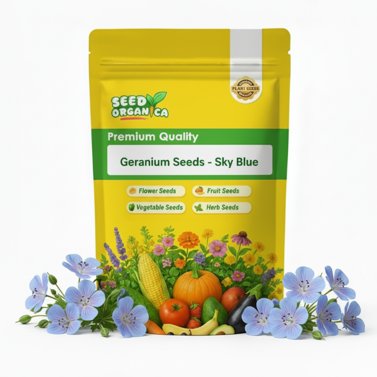 Geranium Seeds - Sky Blue