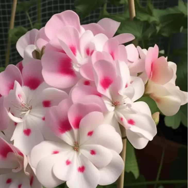 Geranium Seeds – Pink White
