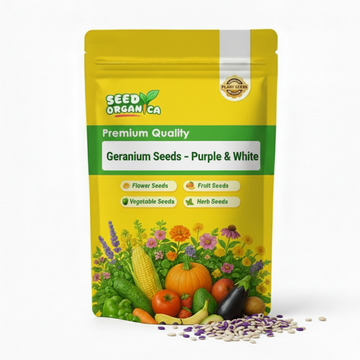 Geranium Seeds – Purple & White