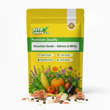 Geranium Seeds – Salmon & White