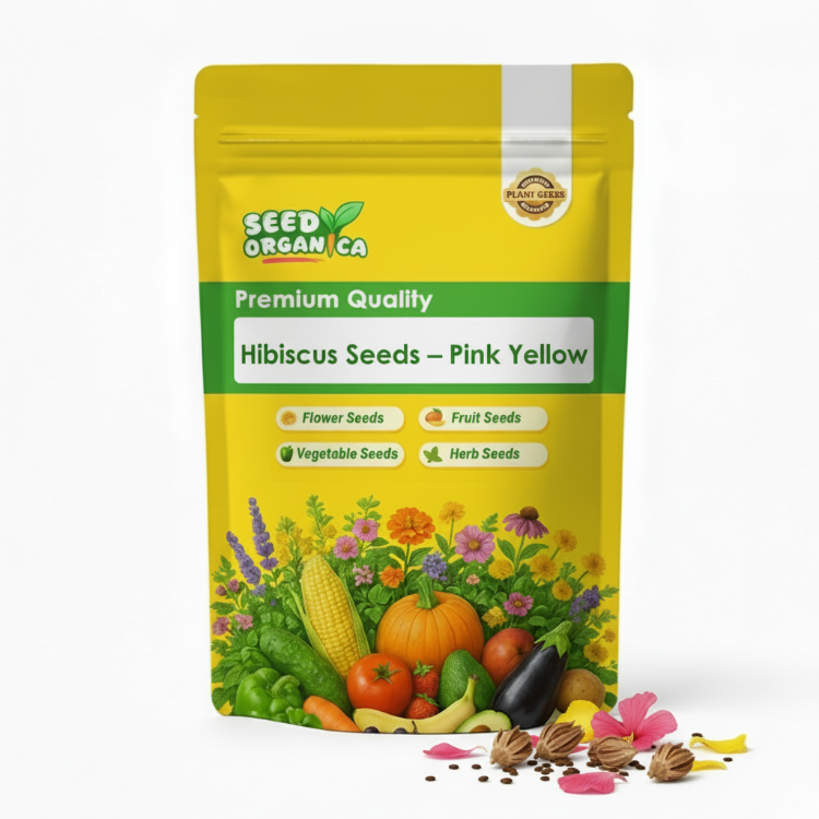 Hibiscus Seeds – Pink Yellow