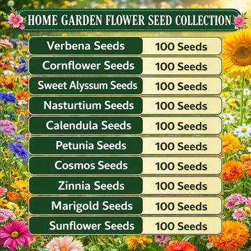Home Garden Flower Seed Collection
