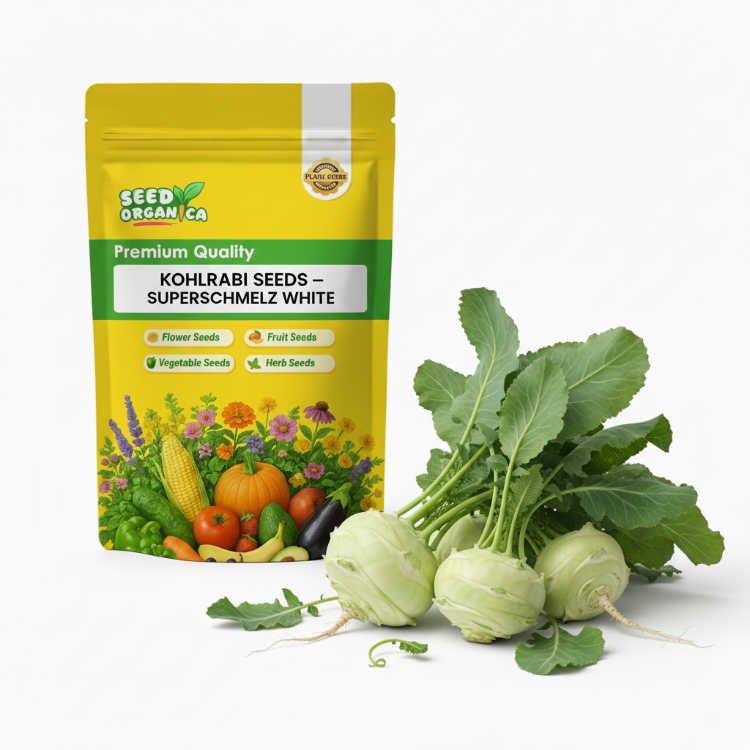 Kohlrabi Seeds – Superschmelz White