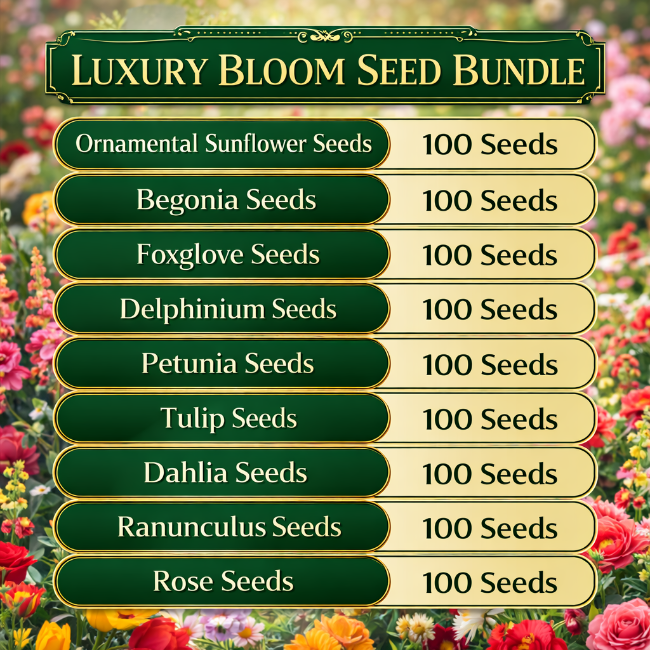 Luxury Bloom Seed Bundle