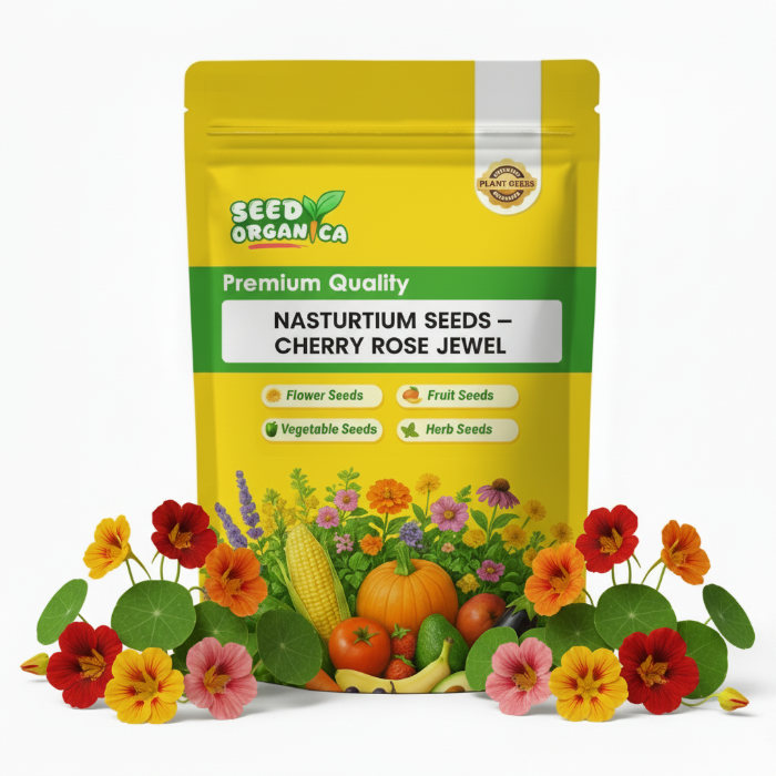 Nasturtium Seeds – Cherry Rose Jewel