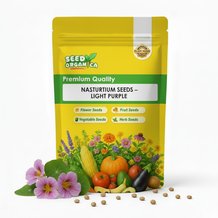 Nasturtium Seeds – Light Purple