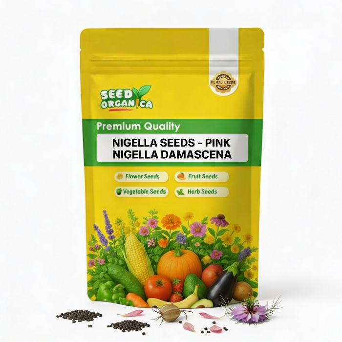 Nigella Seeds – Pink Nigella damascena