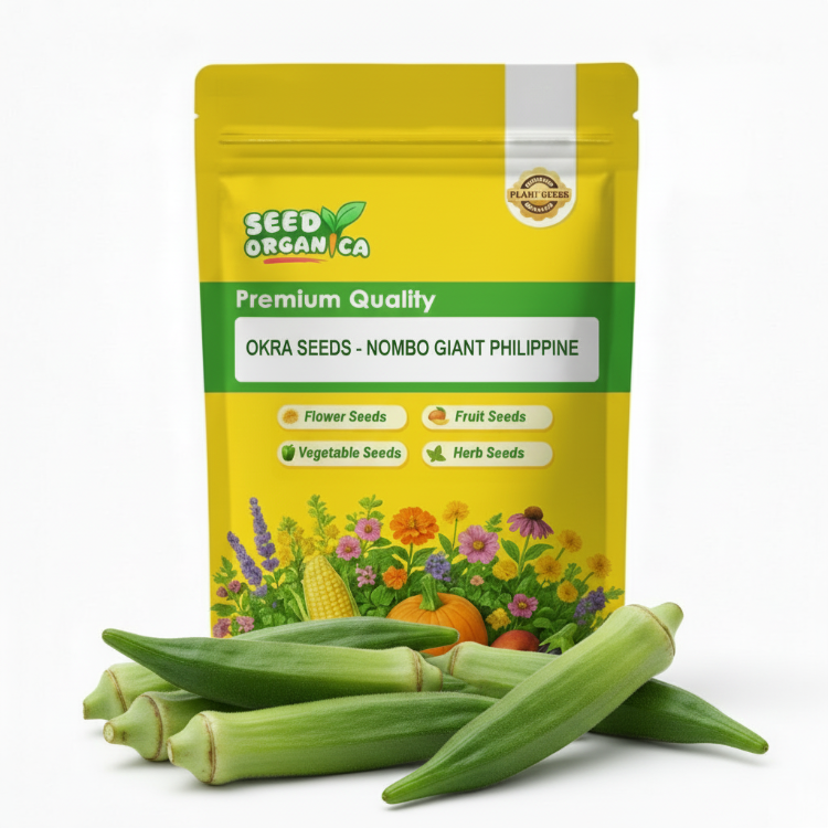 Okra Seeds - Nombo Giant Philippine