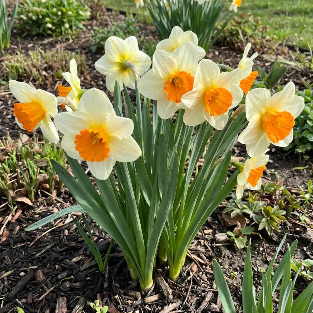 Orange White Daffodil Seeds