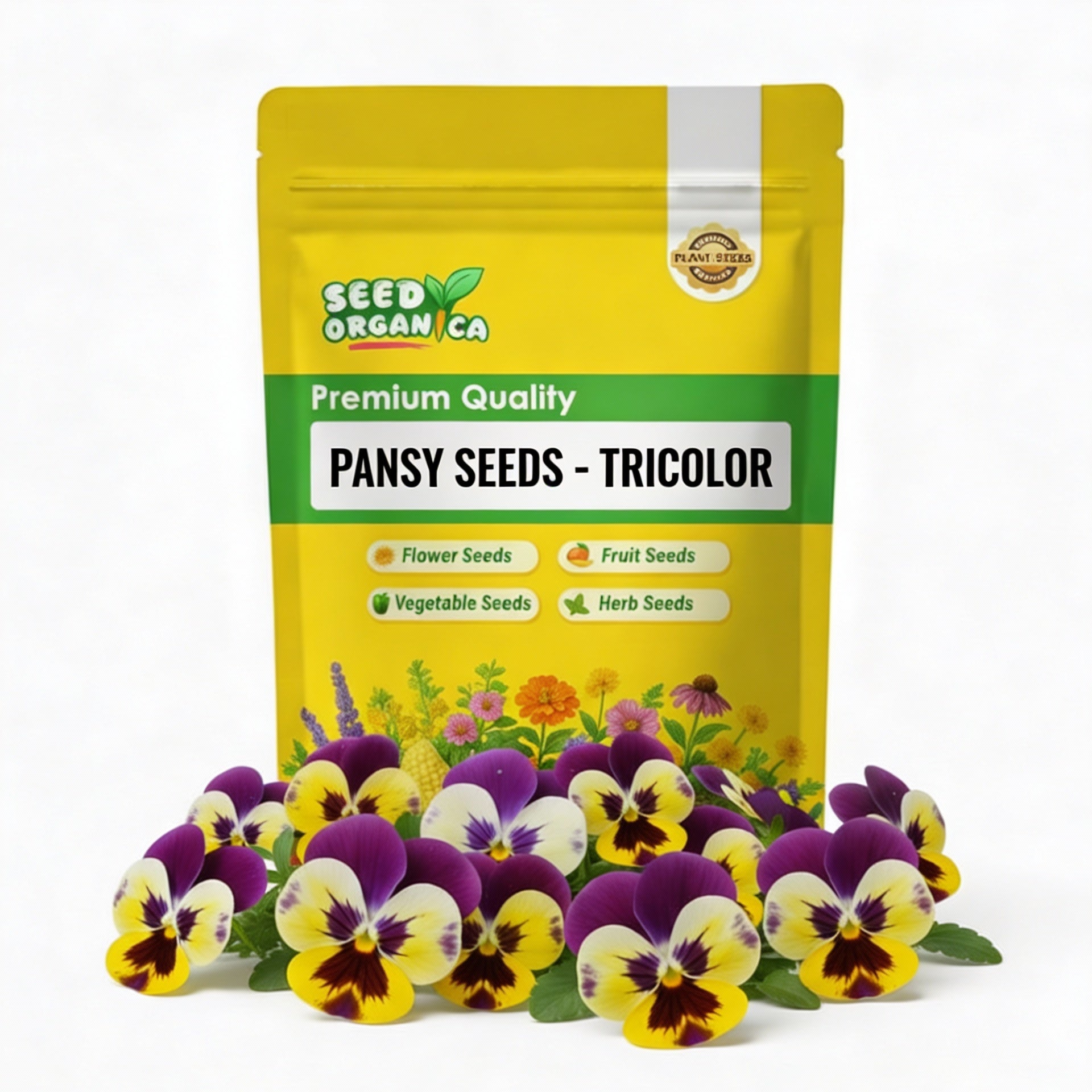 Pansy Seeds – Tricolor