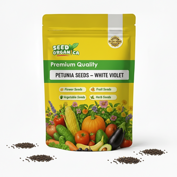 Petunia Seeds – White Violet