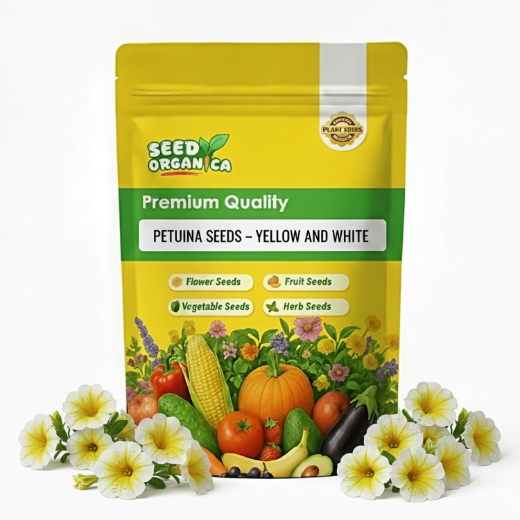 Petunia Seeds – Yellow and White