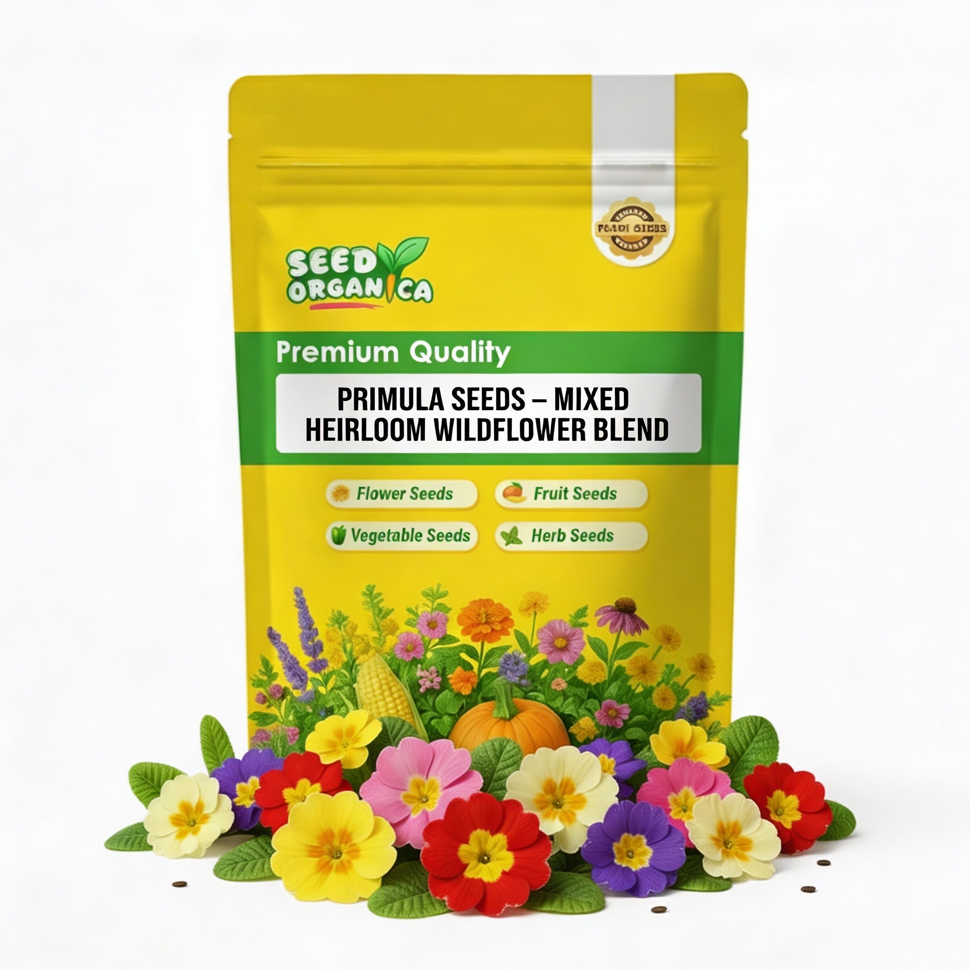 Primula Seeds – Mixed Heirloom Wildflower Blend
