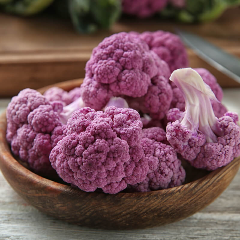 Purple Sicily Cauliflower Seeds