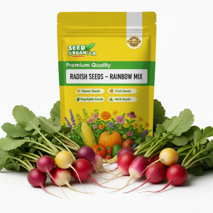 Radish Seeds – Rainbow Mix