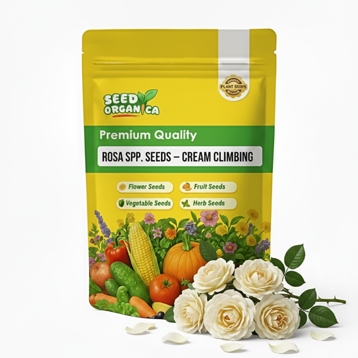 Rosa spp. Seeds – Cream Climbing