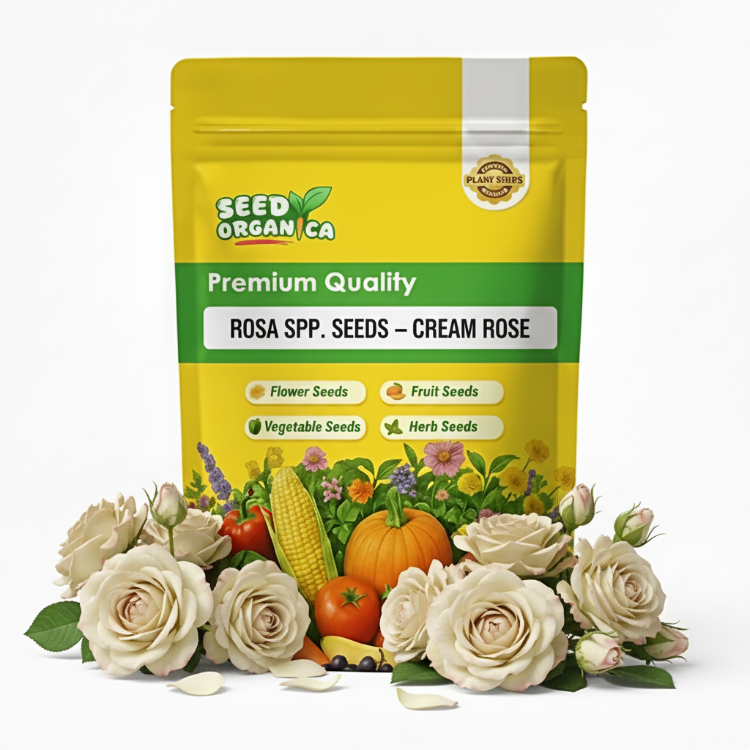 Rosa spp. Seeds – Cream Rose