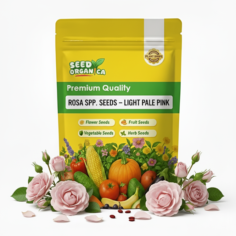 Rosa spp. Seeds – Light Pale Pink