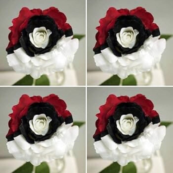 Rosa spp. Seeds – Red, White & Black Rose Mix