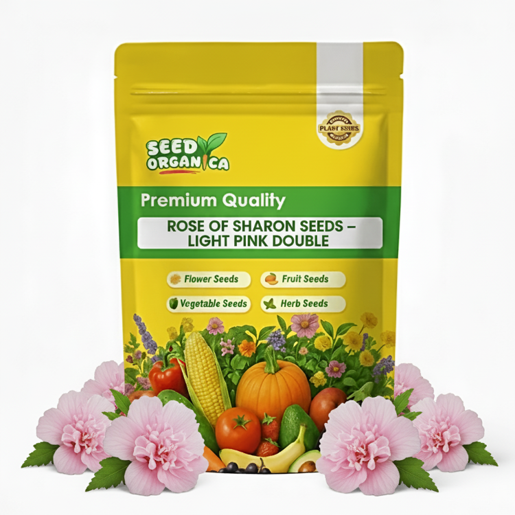 Rose of Sharon Seeds – Light Pink Double