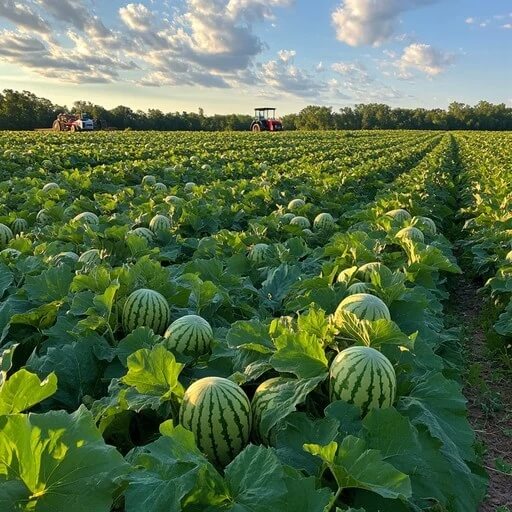 Sky Blue Watermelon Seeds - Fruit Plant For Home Gardens