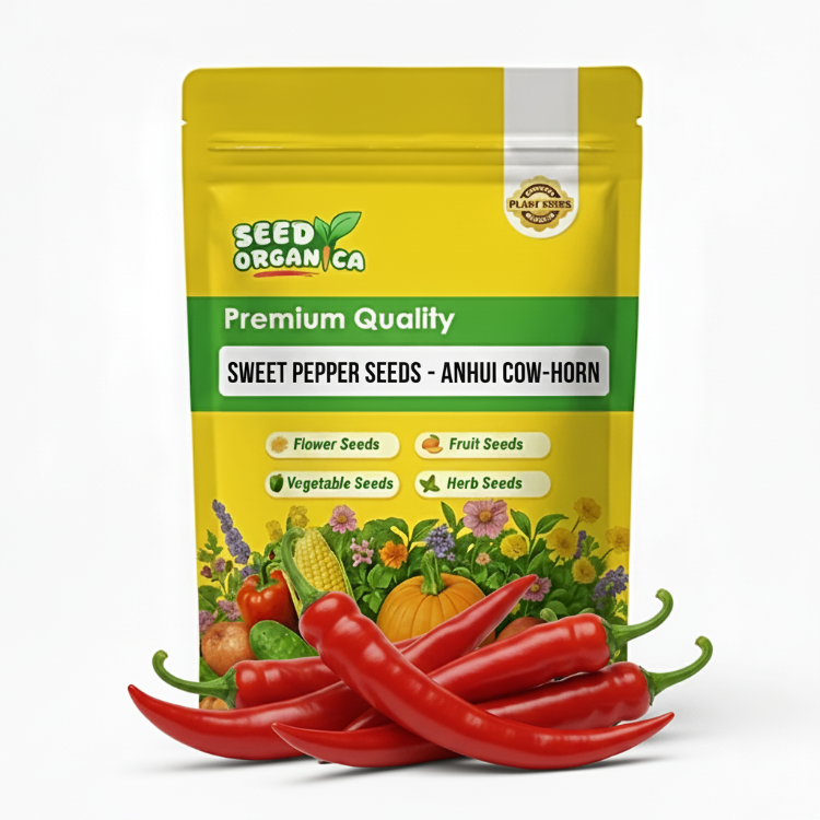 Sweet Pepper Seeds -  Anhui Cow-Horn