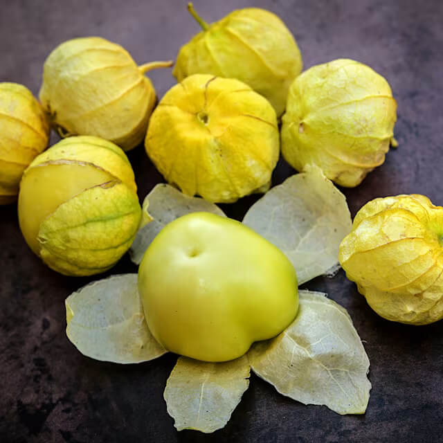 Tomatillo Seeds – Light Yellow
