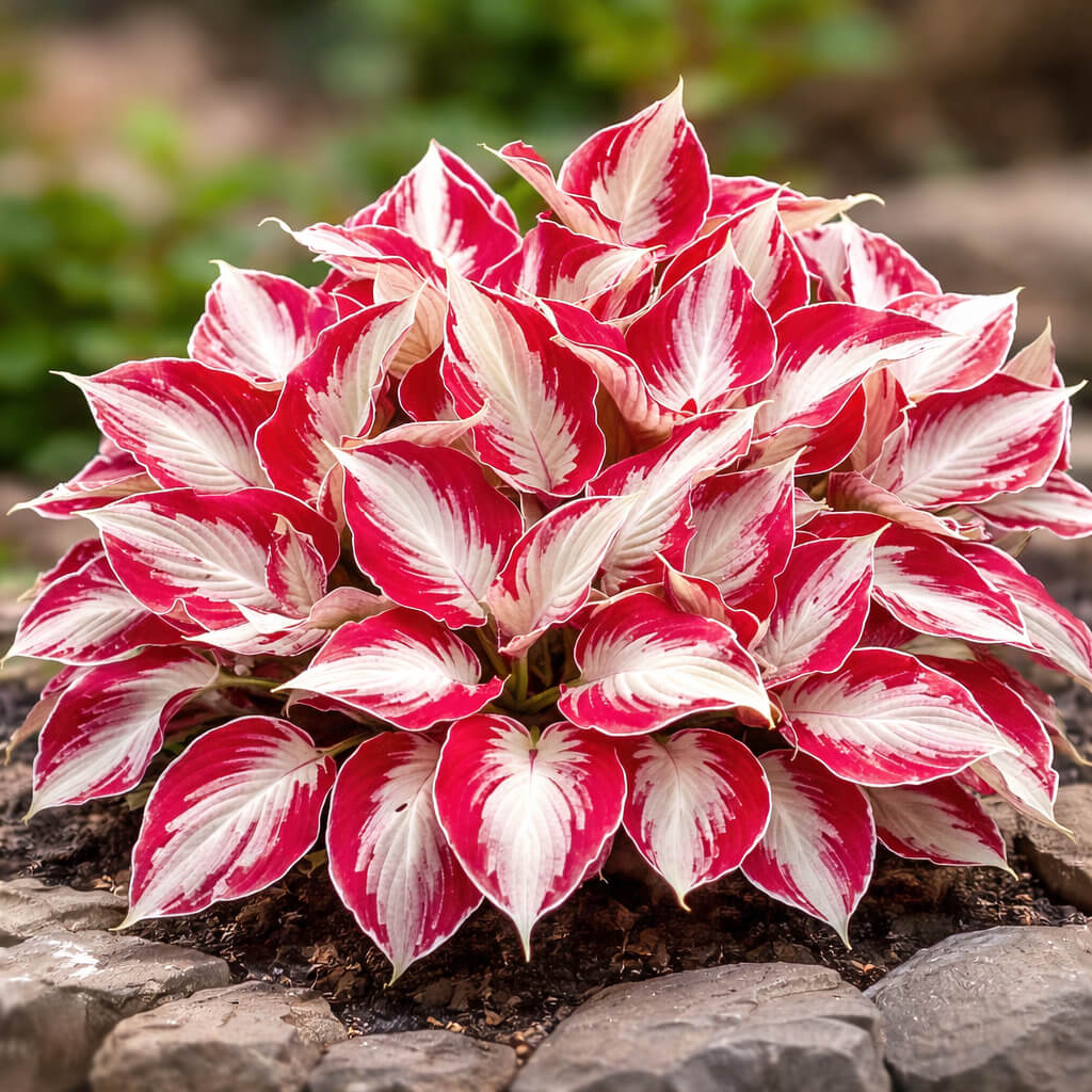White and Red Hosta Seeds | Ornamental Shade Garden Seeds