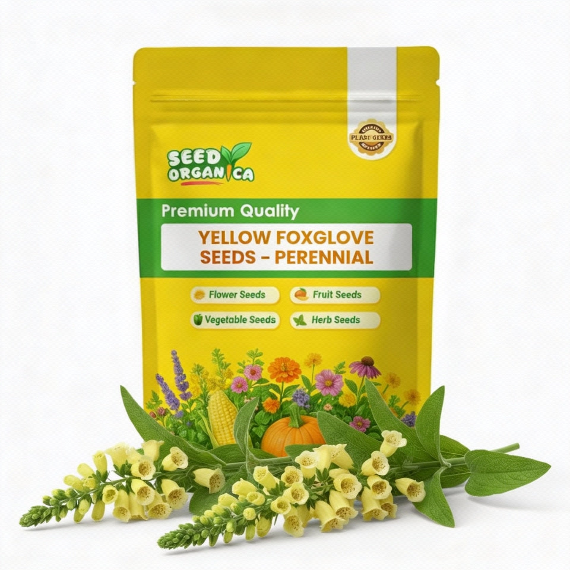 Yellow Foxglove Seeds – Perennial