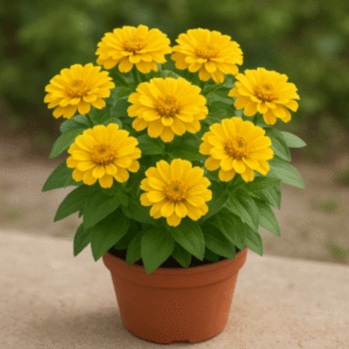 Yellow Zinnia Seeds 