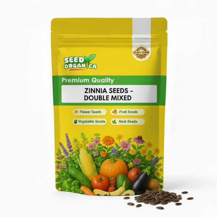 Zinnia Seeds – Double Mixed