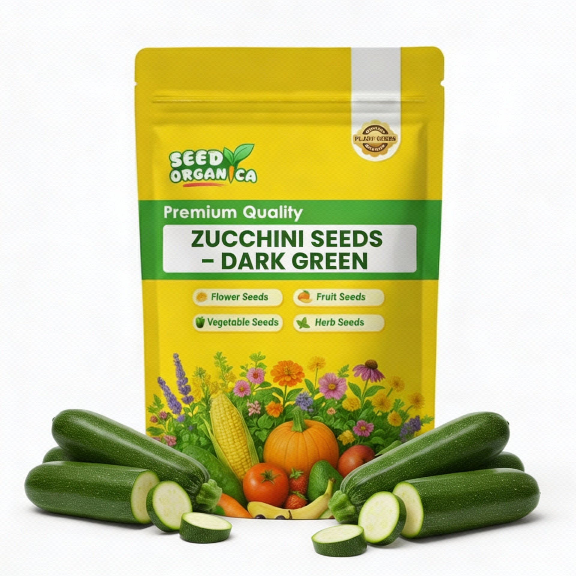 Zucchini Seeds – Dark Green