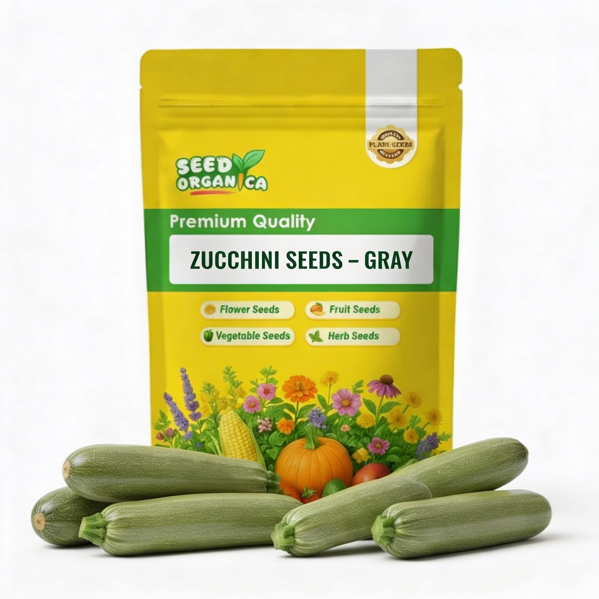 Zucchini Seeds – Gray