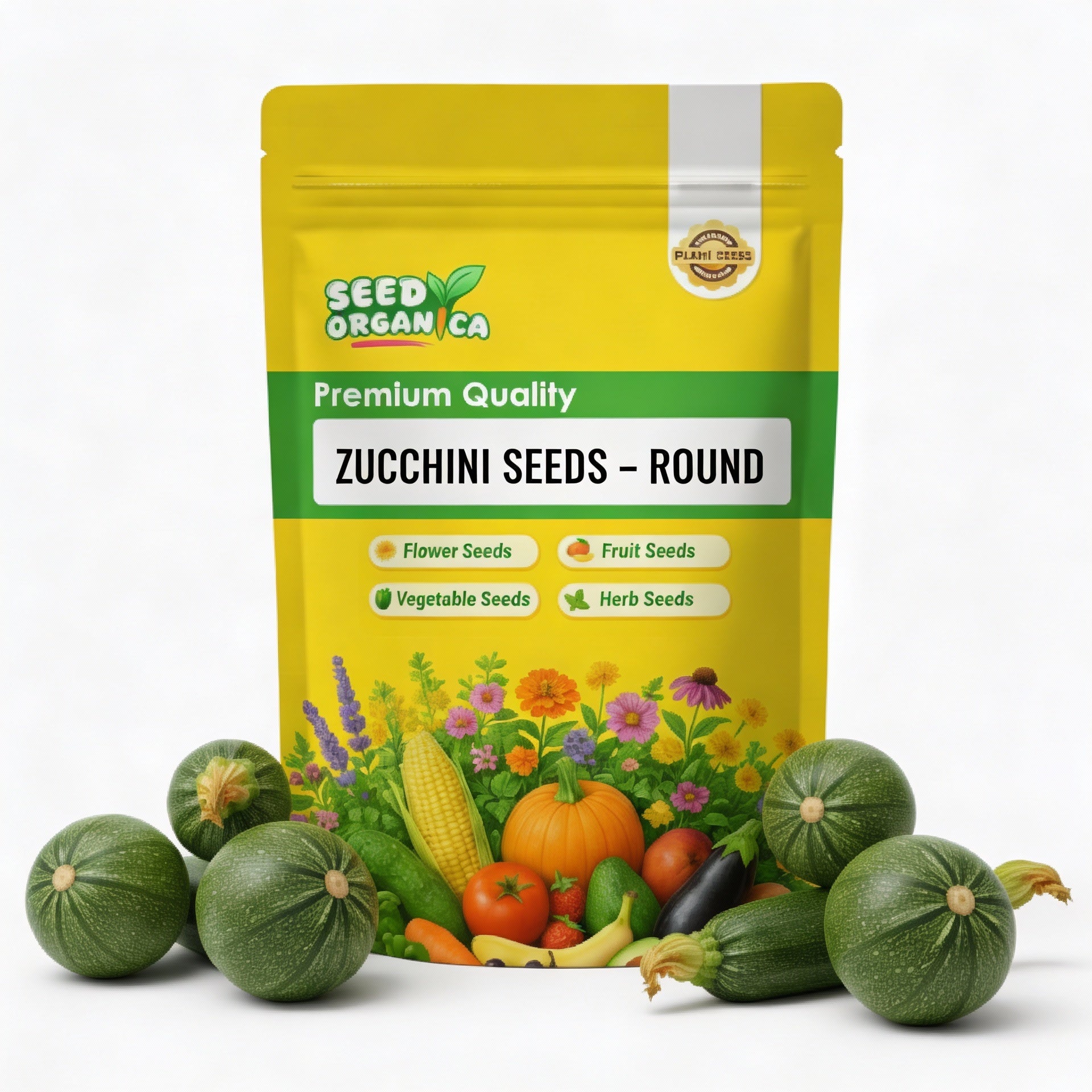 Zucchini Seeds – Round